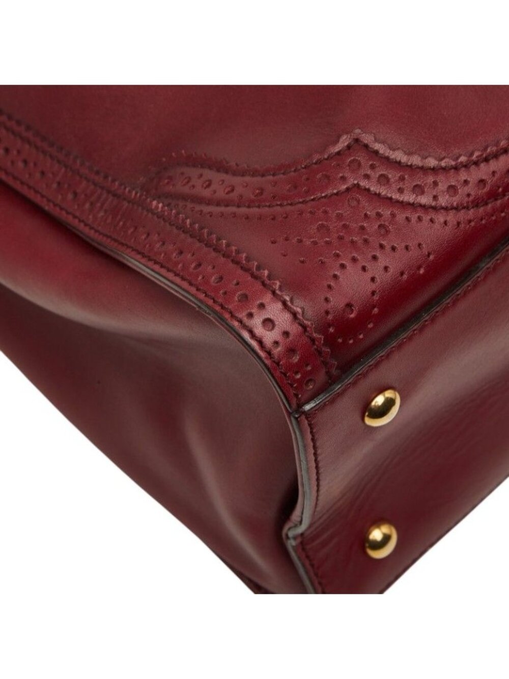 Gucci Micro Guccissima Boston Bag Wine Red Bordeaux Leather - Picture 5 of 10